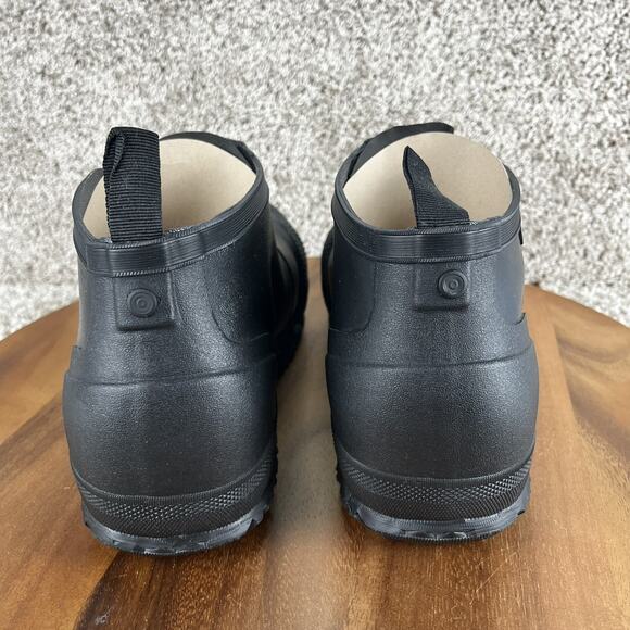 Women's 9 / Men's 7 - Bogs Overshoe Zip Composite Safety Toe Black Shoes Work - Picture 6 of 12